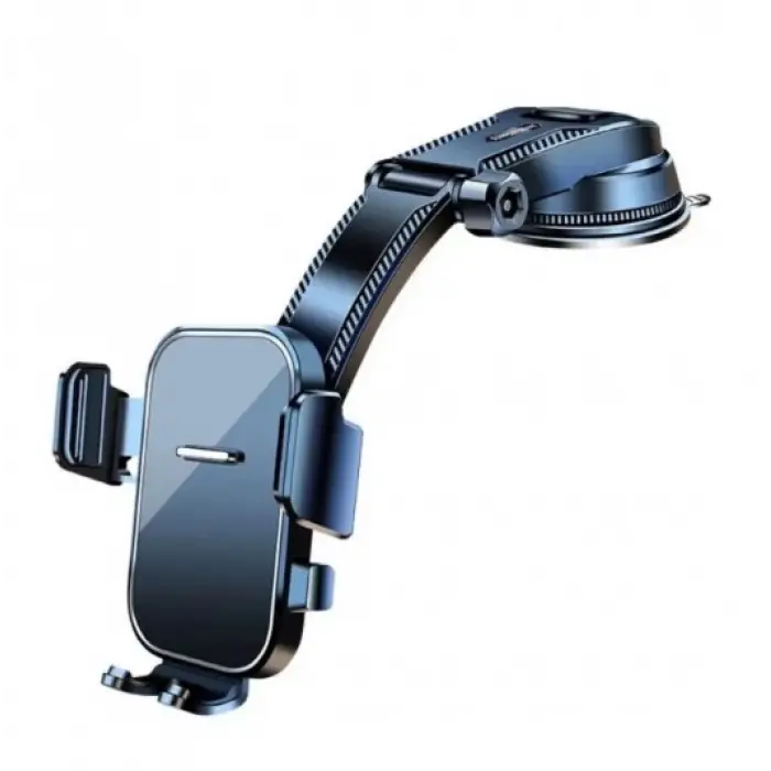 Torpido Üstü Vakumlu Araç Telefon Tutucu Ayarlanabilir Uzun Kollu