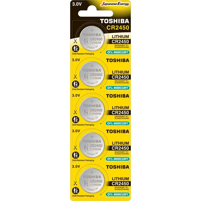 CR 2450 LITHIUM 5Lİ PİL