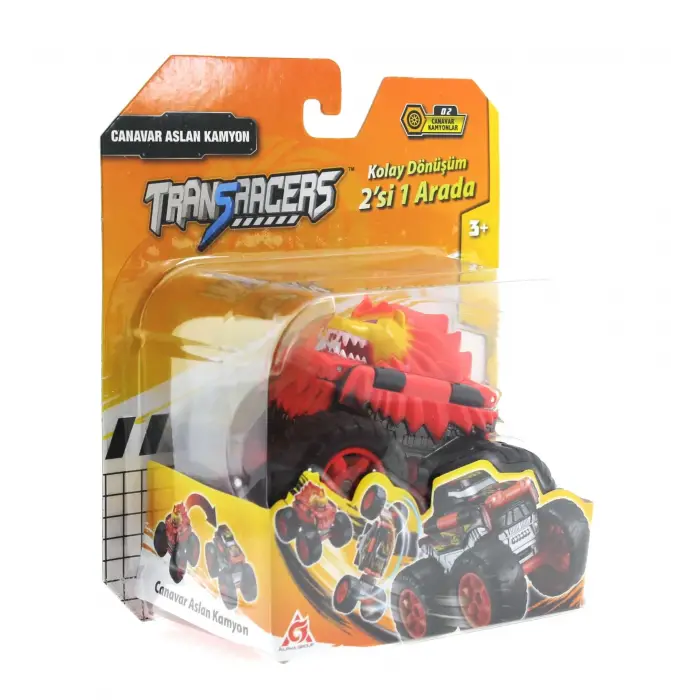 Transracers Dönüşen Araçlar Canavar Aslan / Kamyon
