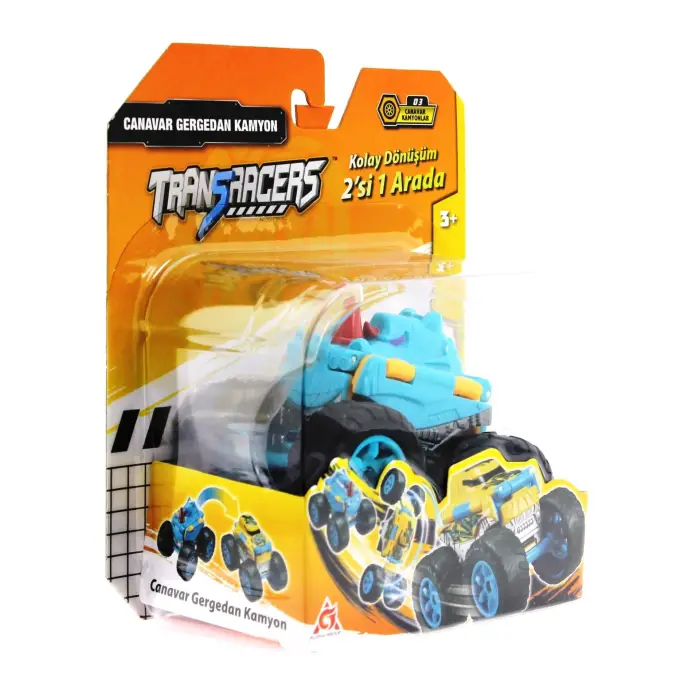 Transracers Dönüşen Araçlar Canavar Gergedan / Kamyon