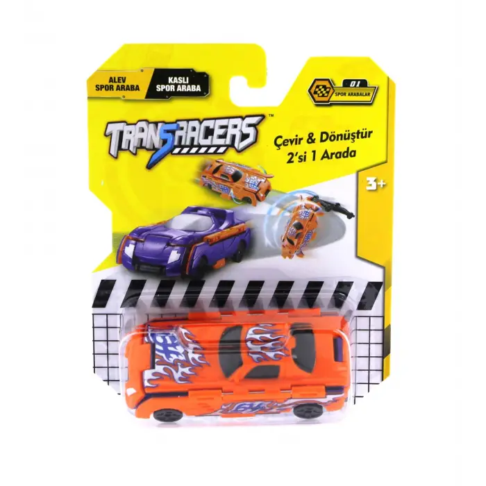 Transracers Dönüşen Araçlar Spor Arabalar Alev / Kaslı
