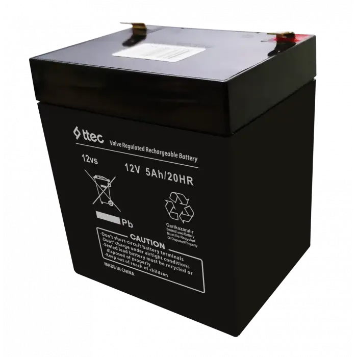 12V 5AH BAKIMSIZ KURU AKÜ