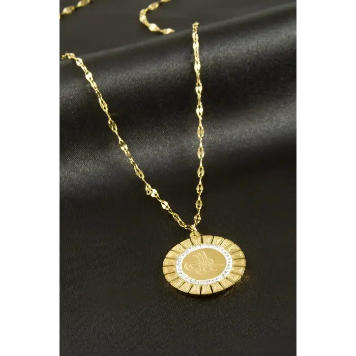 Tuğra Lüks Çelik Kolye