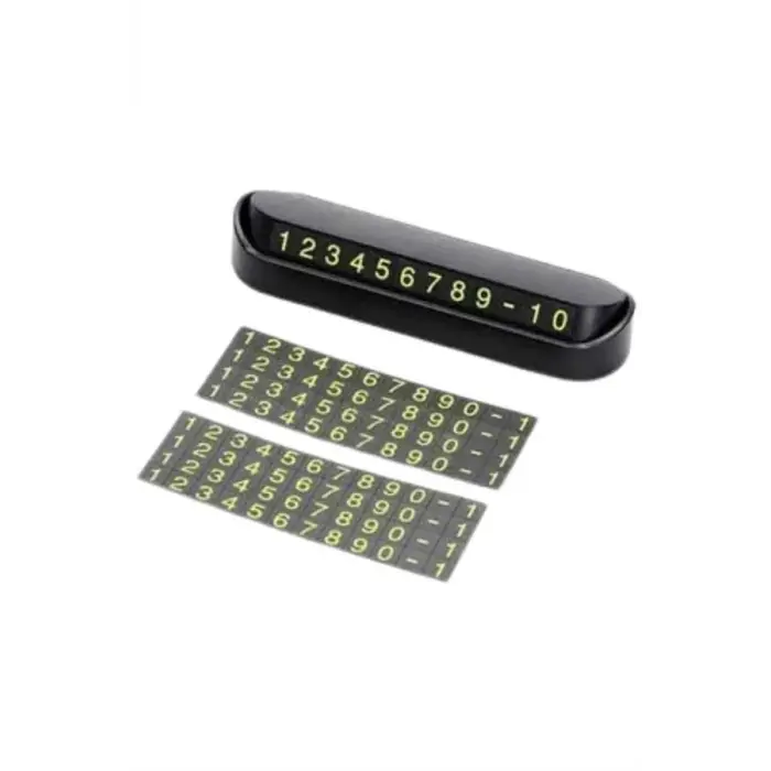 Tüm Araçlara Uyumlu Araç Içi Park Numaratör Oto Araç Numaratör