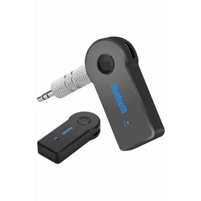 Tüm Cihazlara Uyumlu Bluetooth Aux Araç Kiti Siyah