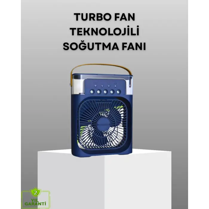 Turbo Teknolojili Ayarlanabilir Sessiz Masa ve Ofis Fanı