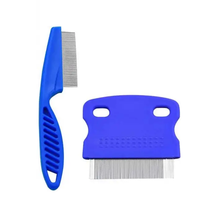 Tüy Fırçası Bit Tarağı Seti Evcil Hayvan Tüy Toplayıcı Bit Pire Önleyici Tarak
