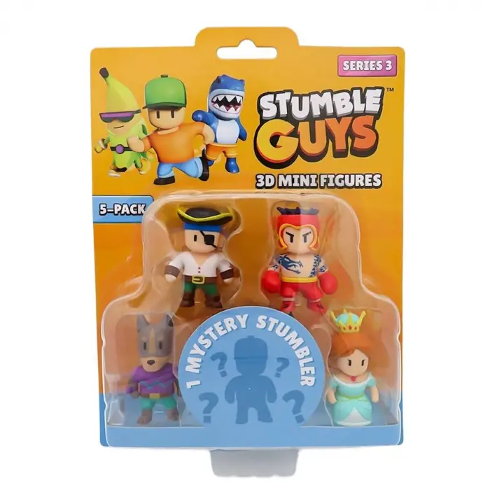 TUY22000 Stumble Guys 5li Mini Figür