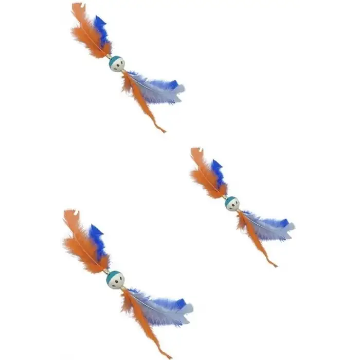  tüylü Püsküllü kedi Oyuncağı dikkat Çekici Renkli Sevimli Evcil Hayvan Oyuncağı