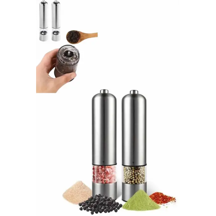 Tuz Baharat Öğütücü Otomatik Baharat Değirmeni Uzun Ömürlü Pratik