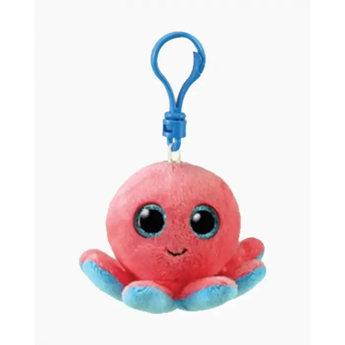 Ty Beanie Boos Peluş Pembe Ahtapot Anahtarlık Sheldon