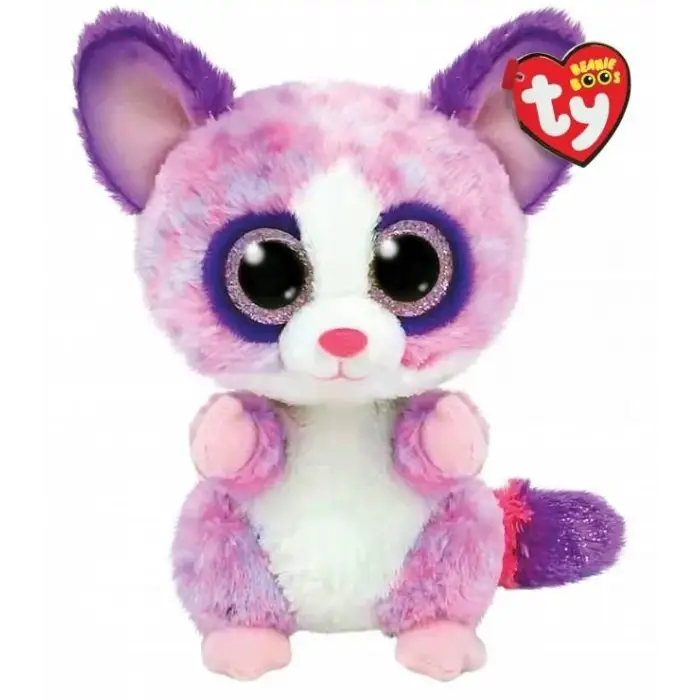 TY Peluş Becca the Pink Bush Baby Regular Beanie Boo