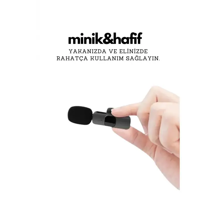Type-c Çiftli Kablosuz Yaka Mikrofonu Seti - Youtube, Tiktok, Vlog Ve Canlı Yayınlar İçin Telefon Uyumlu Çift Mikrofon