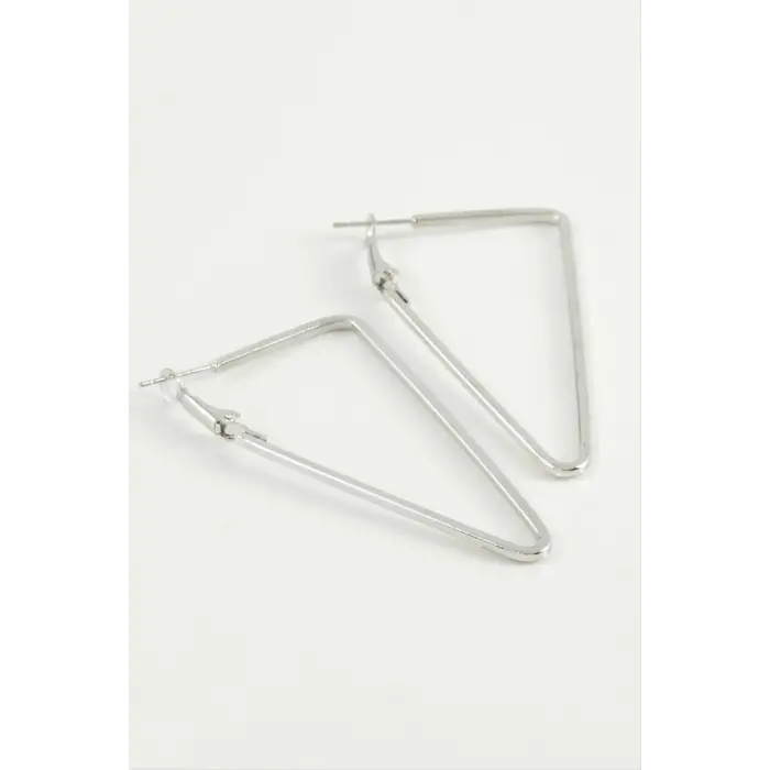 Üçgen Halka Küpe 6 cm