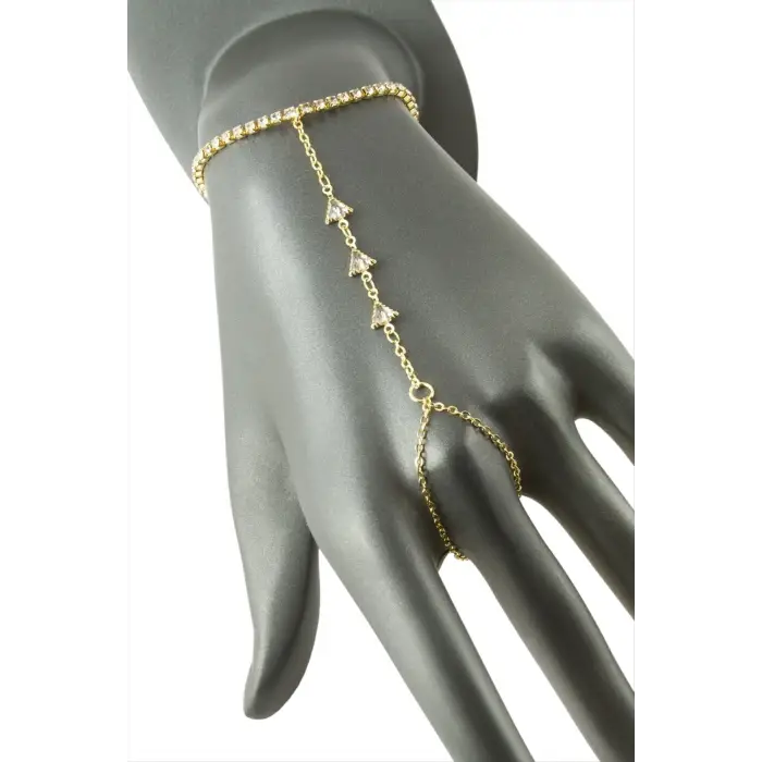 Üçgen Şerit Taşlı Şahmeran