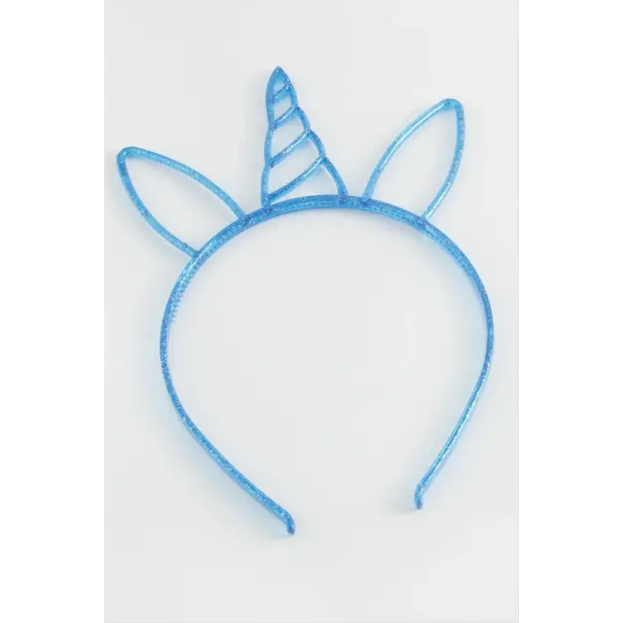 Unicn Kulaklı Plasik Çocuk Taç