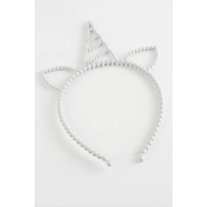 Unicn Kulaklı Plasik Çocuk Taç