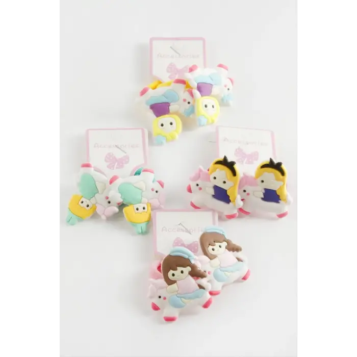 Unicron Kız Çocuk Lastikli Toka 2 Adet