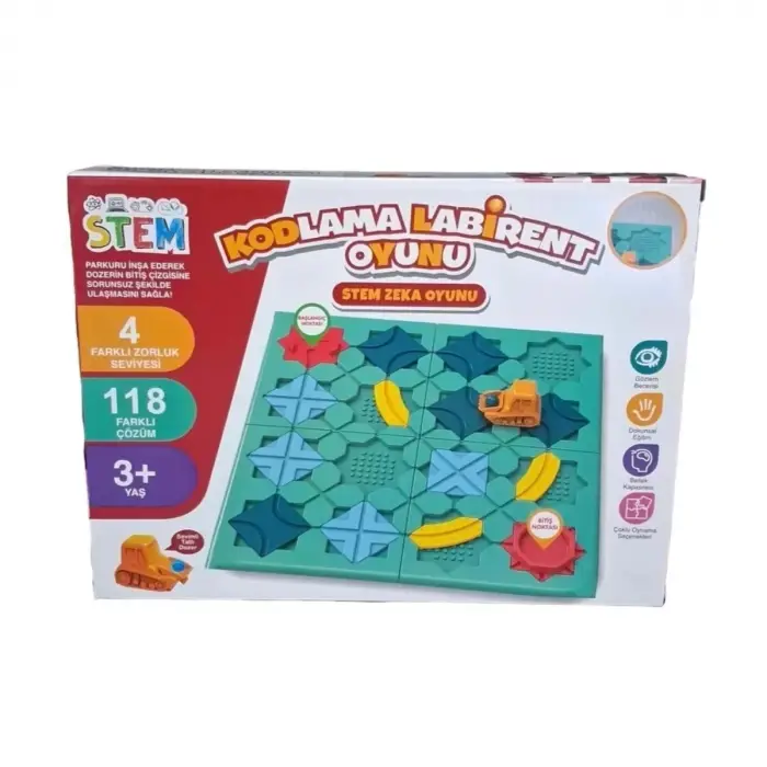 URT045-001 KODLAMA LABİRENT OYUNU STEM ZEKA