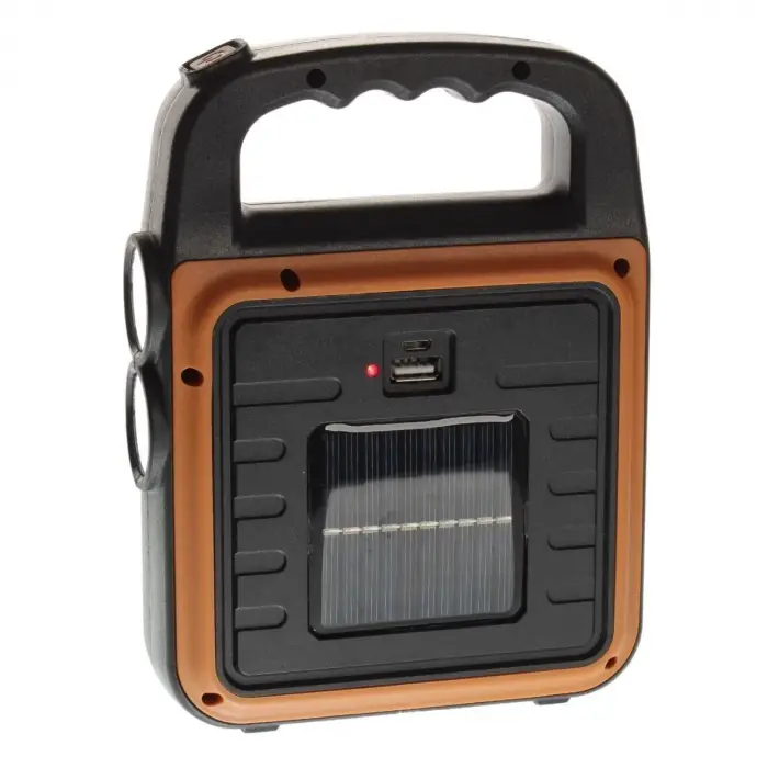 BX Taşınabilir 4 Farklı Fonksiyonlu Güneş Enerjili ve USB ile Şarj Olabilen Portatif Led Işıldak HS-8020