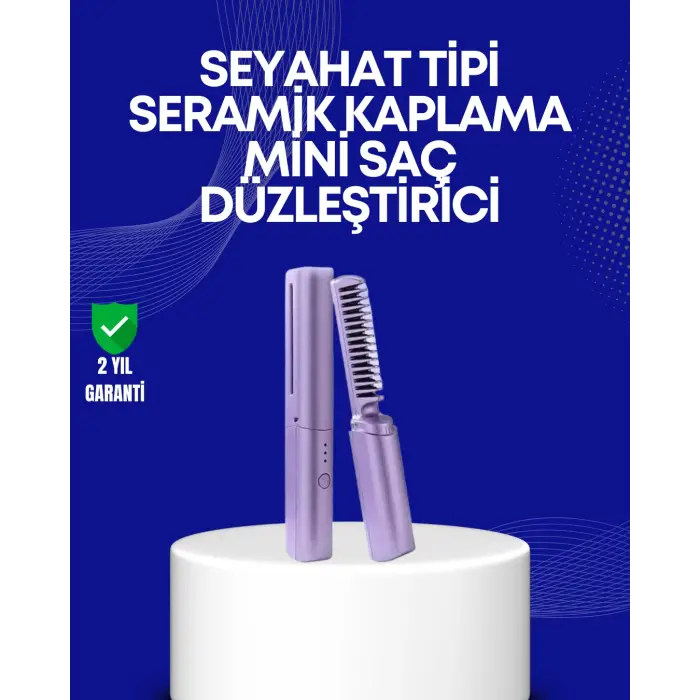 USB Şarjlı Kablosuz Saç Düzleştirici – Hızlı ve Pratik