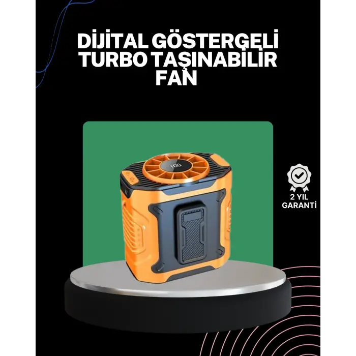 USB Şarjlı Kompakt El ve Boyun Fanı Çok Fonksiyonlu