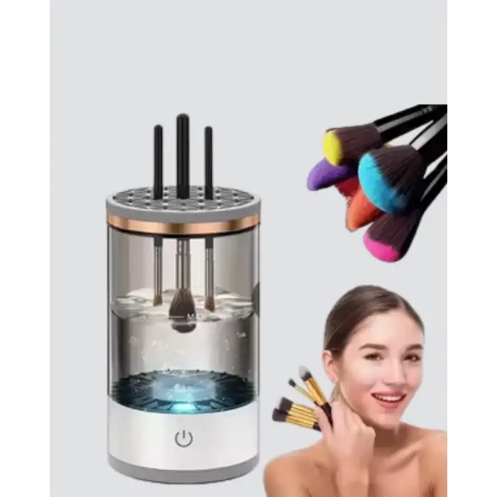 USB Şarjlı Kompakt Makyaj Fırçası Temizleme Makinesi
