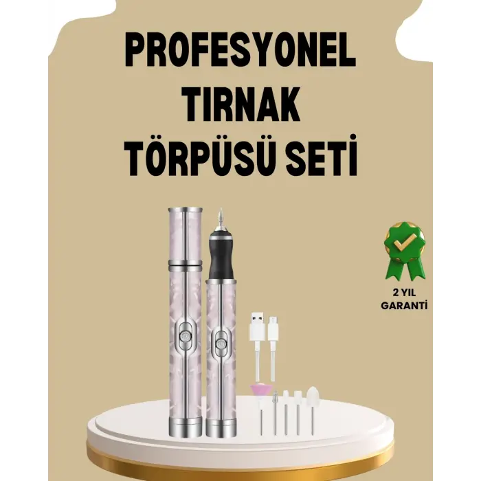 Usb Şarjlı Profesyonel 20.000 Rpm Elektrikli Oje Sökücü Ve Tırnak Bakım Aleti