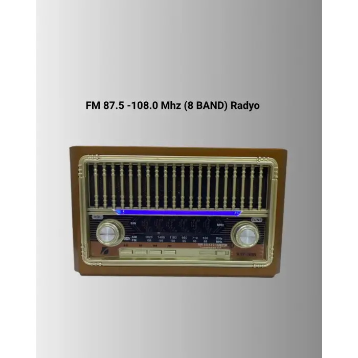 USB ve Hafıza Kart Girişli Radyo Hoparlör