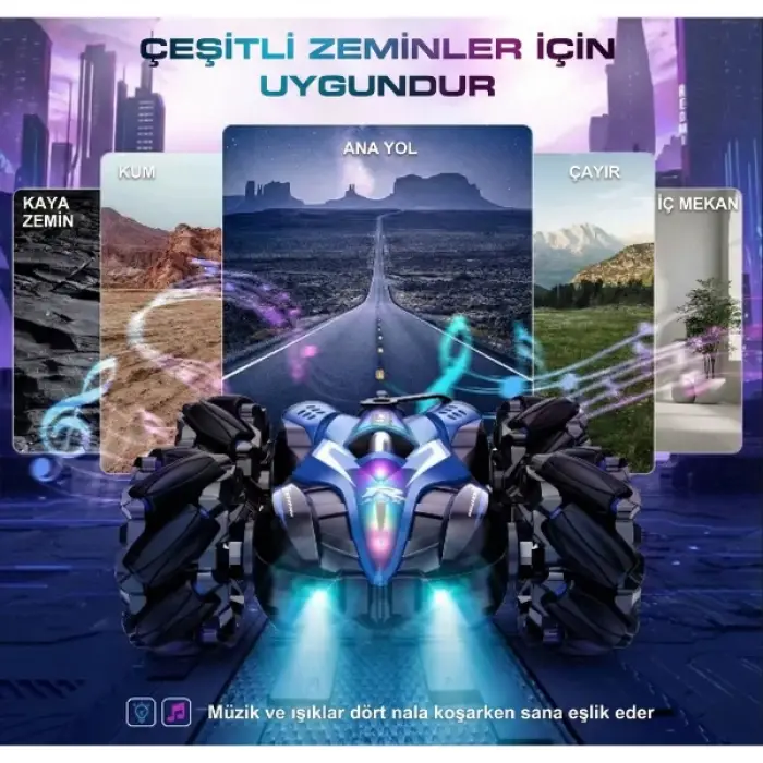 Uzaktan Kumandalı Akrobat Araba