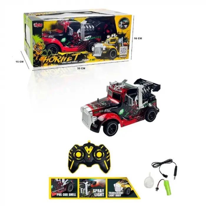 Uzaktan Kumandalı Full Fonksiyon Buhar Çıkartan Çekici Tır Kafası