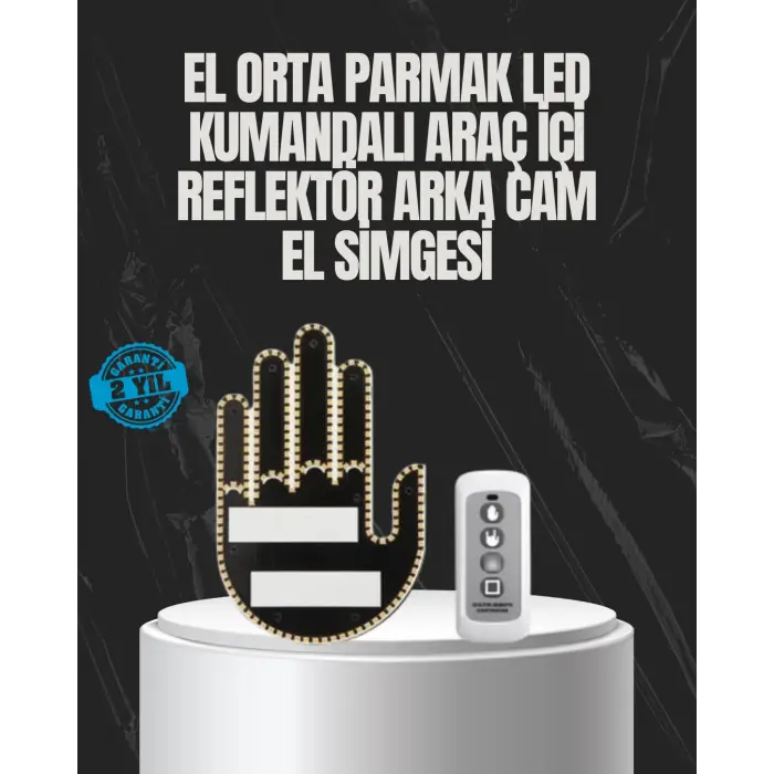 Uzaktan Kumandalı LED El Park Uyarı Cihazı 2025 Model A Kalite