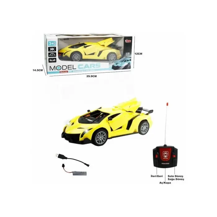 UZAKTAN KUMANDALI ŞARJLI 1:18 KAPI VE BAGAJI AÇI