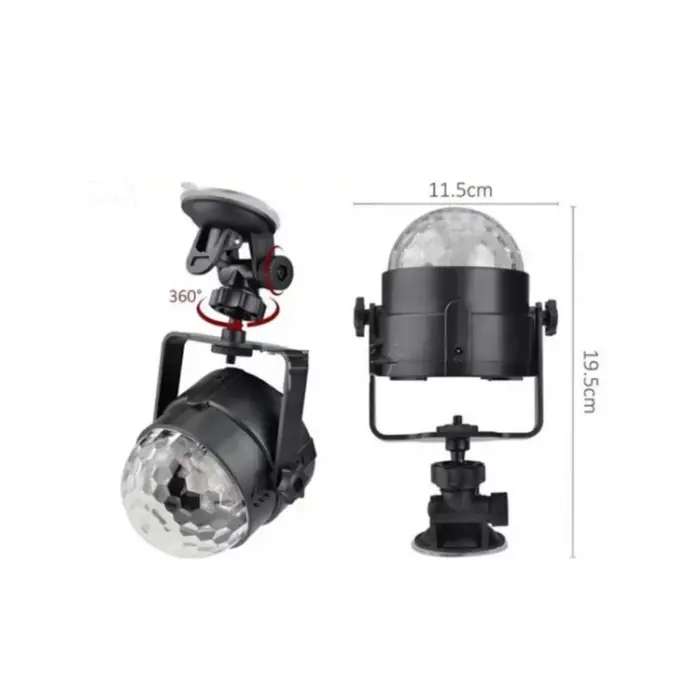 Uzaktan Kumandalı, Ses Kontrollü LED Disko Işığı - Parti ve Kulüpler İçin