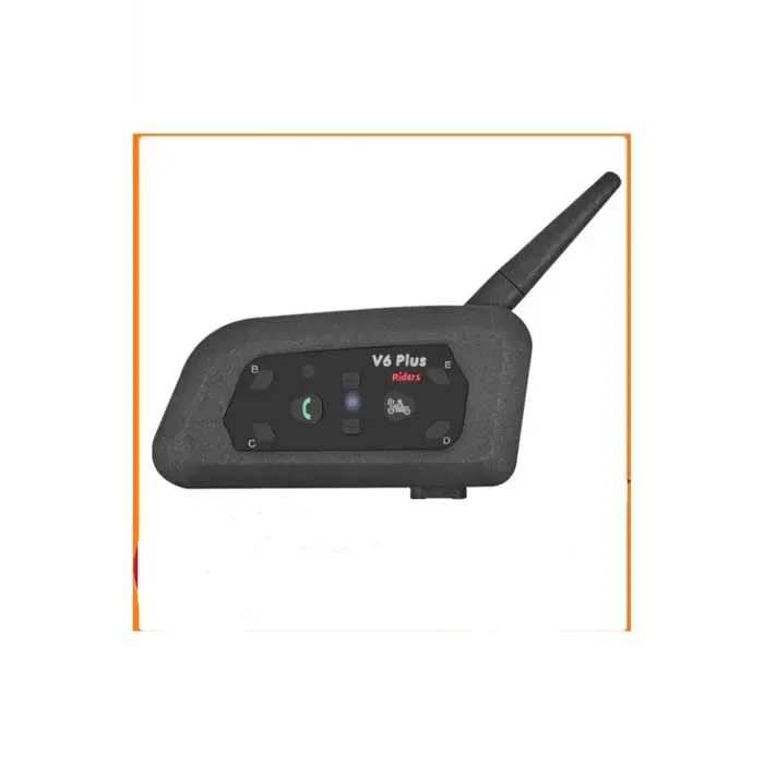 V6 Plus Motorsiklet Kaskı İntercom  Su Geçirmez 1200 M