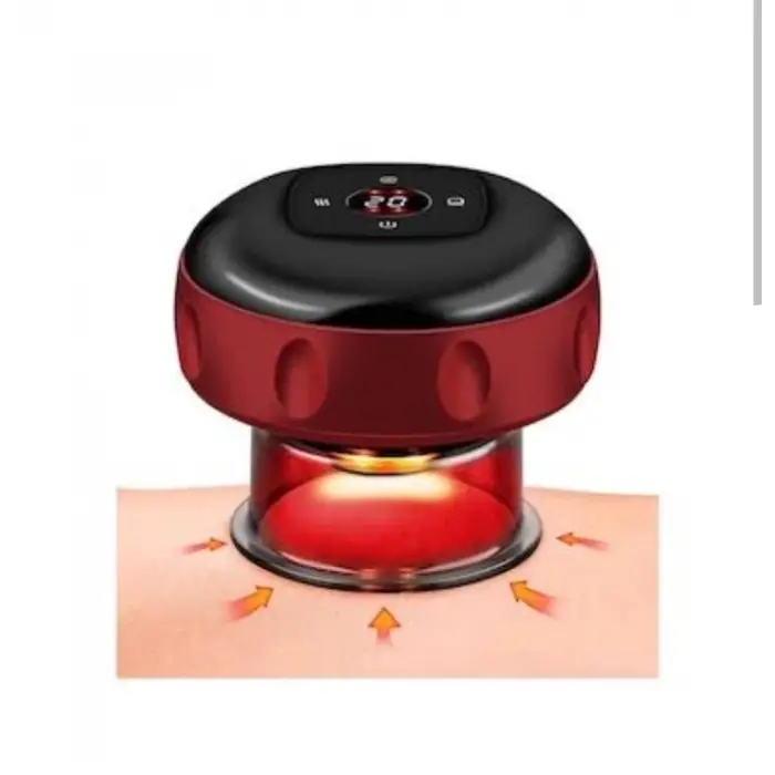 Vakumlu Hacamat Kupası, Şarjlı Kupa Çekme Hacamat Led Işıklı Masaj Ve Selülit Kupası