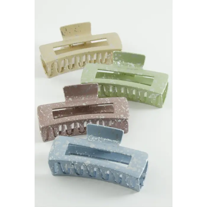 Varaklı Renkli Mandal Toka 10 cm