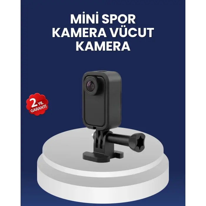 Vlog, Seyahat ve Günlük Video Çekimleri İçin Mini Kamera