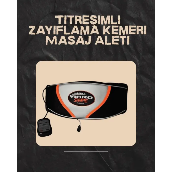 Vücut Şekillendirici Titreşimli Zayıflama Kemeri – Masajlı Göbek Eritme