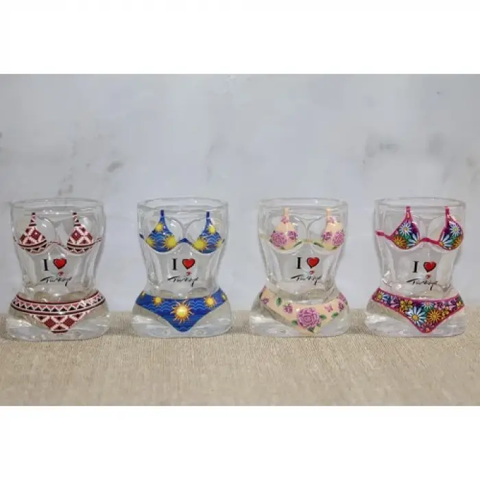 Vücut Tasarımı Cam Shot Bardak