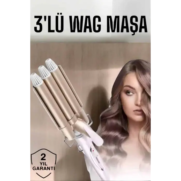 Wag Maşa Negatif İyon Teknolojili Isı Ayarlı Saç Maşası