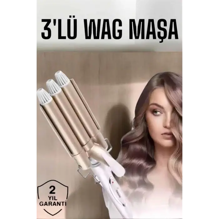 Wag Maşa Negatif İyon Teknolojili Isı Ayarlı Saç Maşası