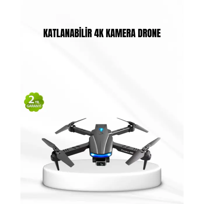 Wi-Fi Bağlantılı 4K Drone Katlanabilir ve 360° Takla Özellikli