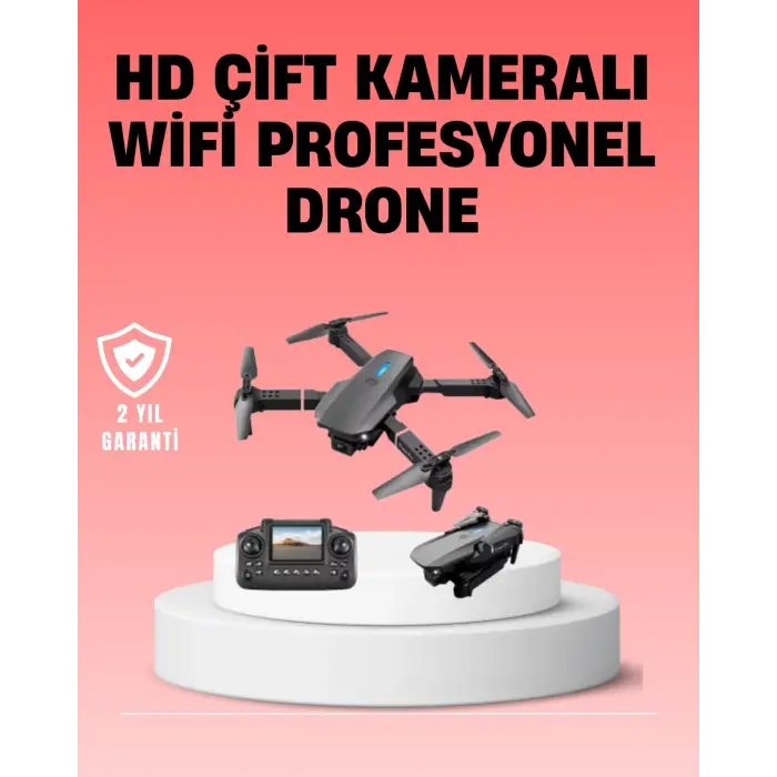 Wifi Fpv Canlı Görüntü Aktarımlı Katlanabilir Drone