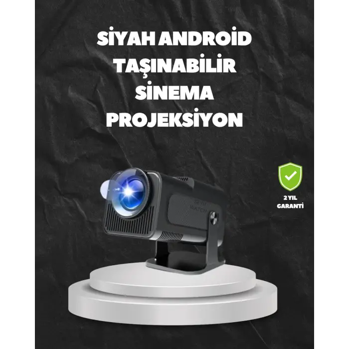 WiFi6 ve Bluetooth 5.0 Teknolojili Kablosuz Bağlantı Özellikli Projektör