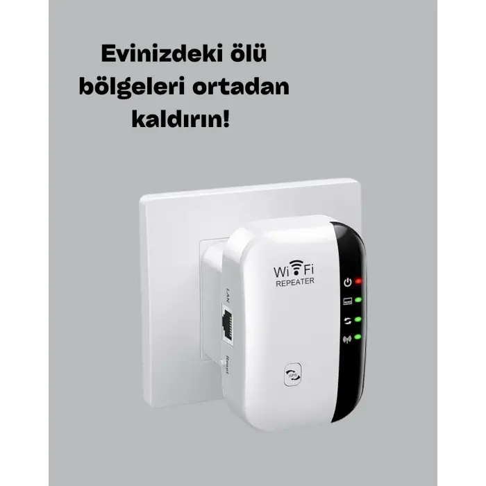 Wireless-N WiFi Repeater 300 Mbps Sinyal Güçlendirici (Kopya)