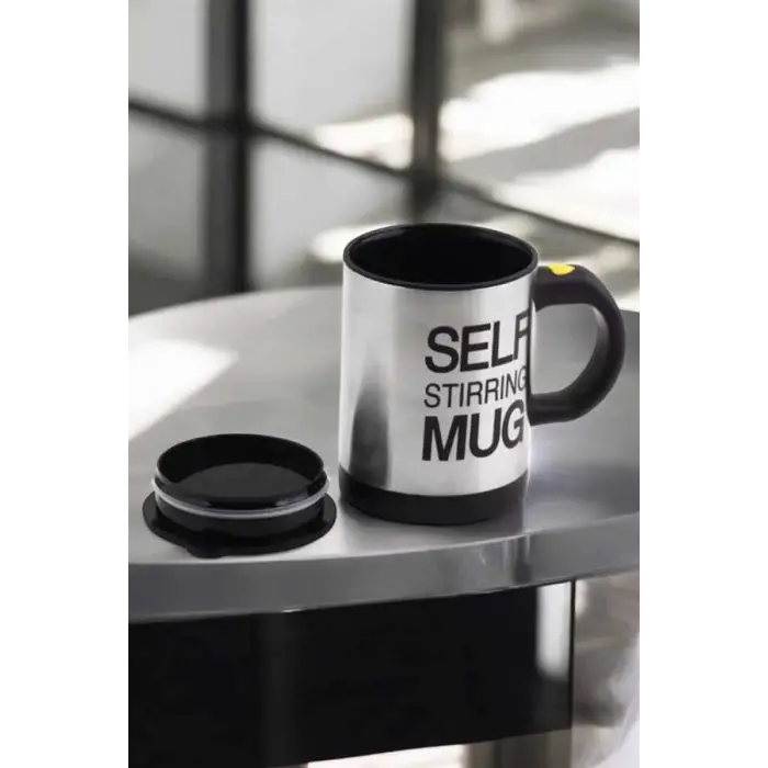 Yazılı Kupa Kendi Kendini Karıştıran Mikser Kupa Termos Bardak