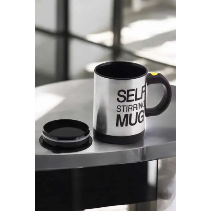 Yazılı Kupa Kendi Kendini Karıştıran Mikser Kupa Termos Bardak