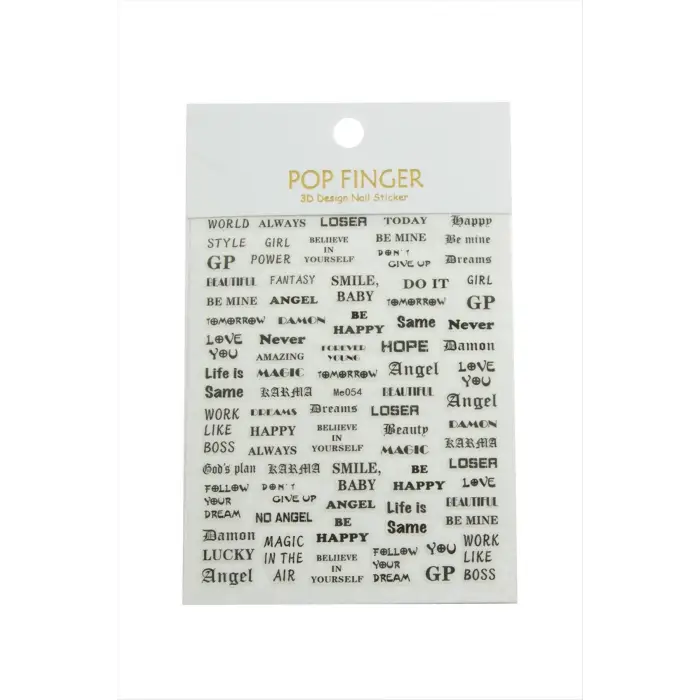 Yazılı Tattoo Dövme Sticker