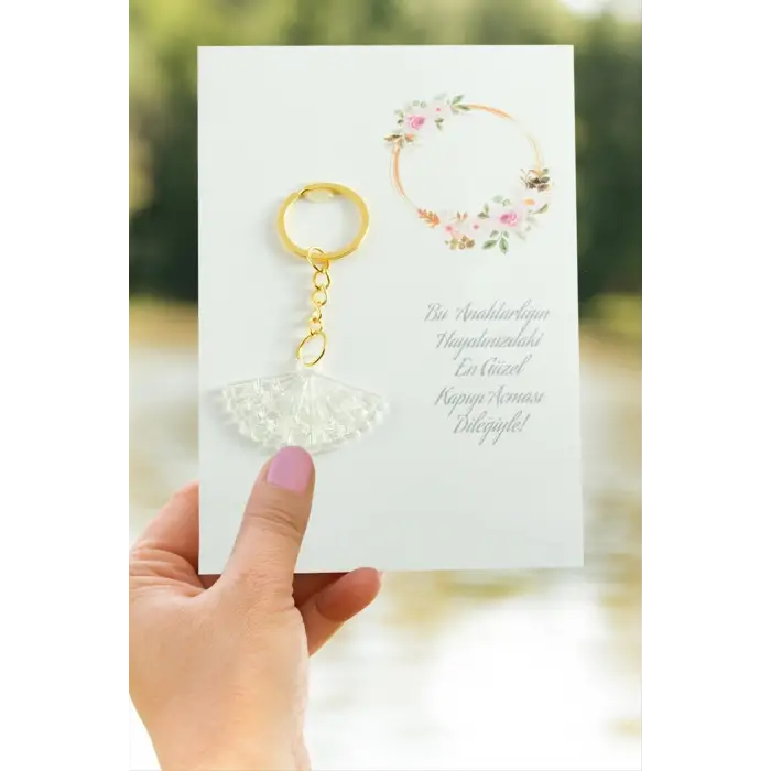 Yelpaze Figürlü Anahtarlık